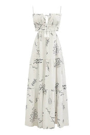 Vestido Midi Estampado Sia